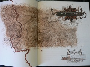 Karte in Reif Larsen - Selected Works of T.S.Spivet